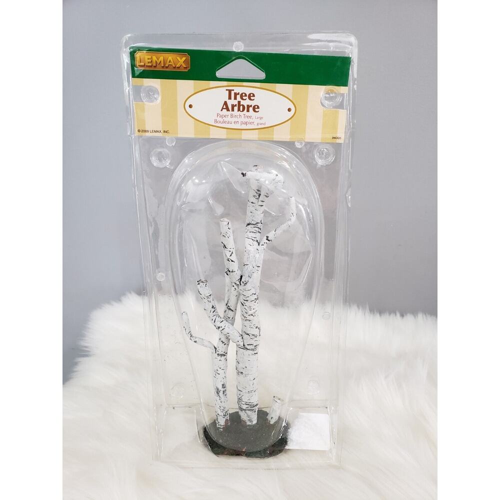 NEW Lemax Large Paper‎ Birch Tree Bare Christmas WInter Spooky Autumn Fall